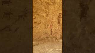Enjoying Petroglyphs not pictographs 😂 what a lovely surprise on a hike In Utahs desert #hiking