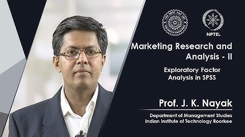 53. Exploratory Factor Analysis in SPSS