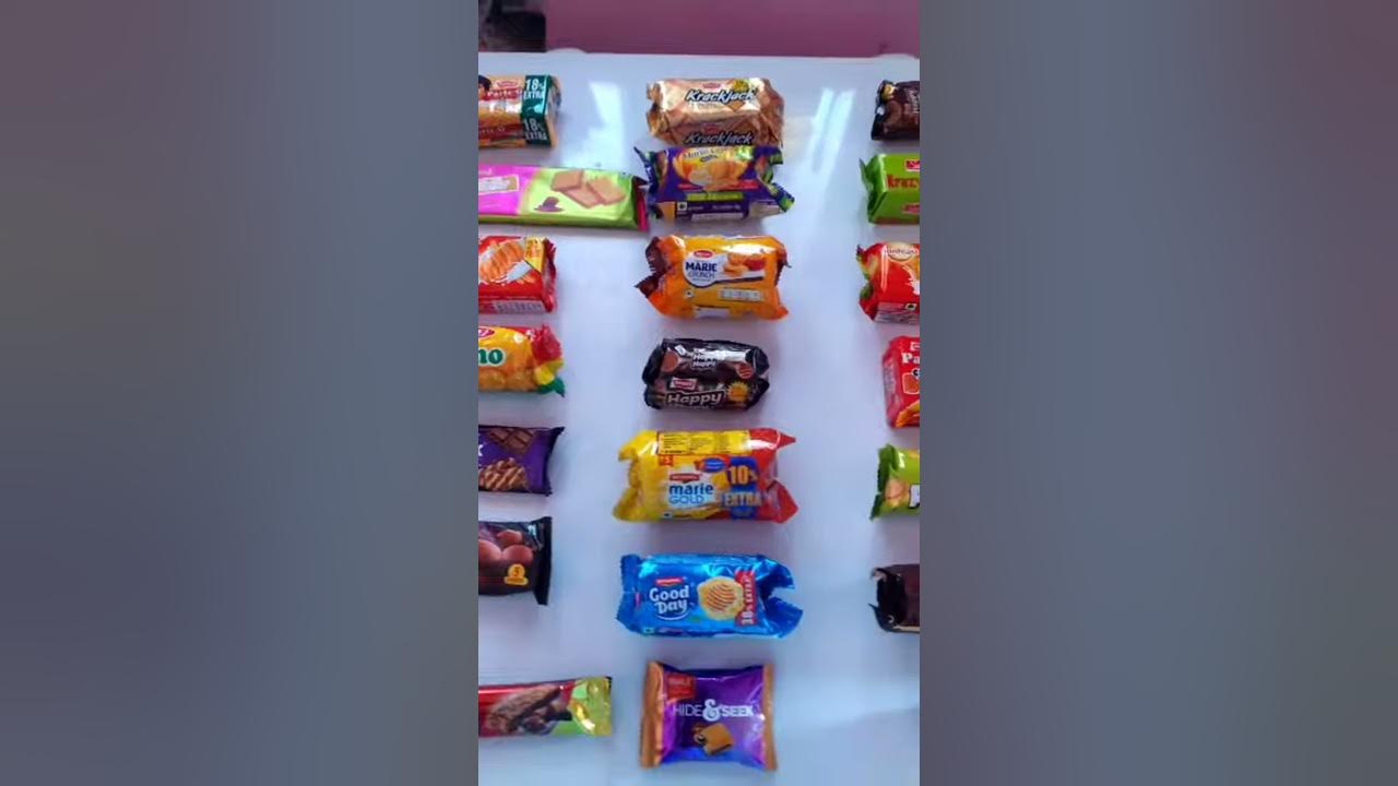 Different types of biscuits collection