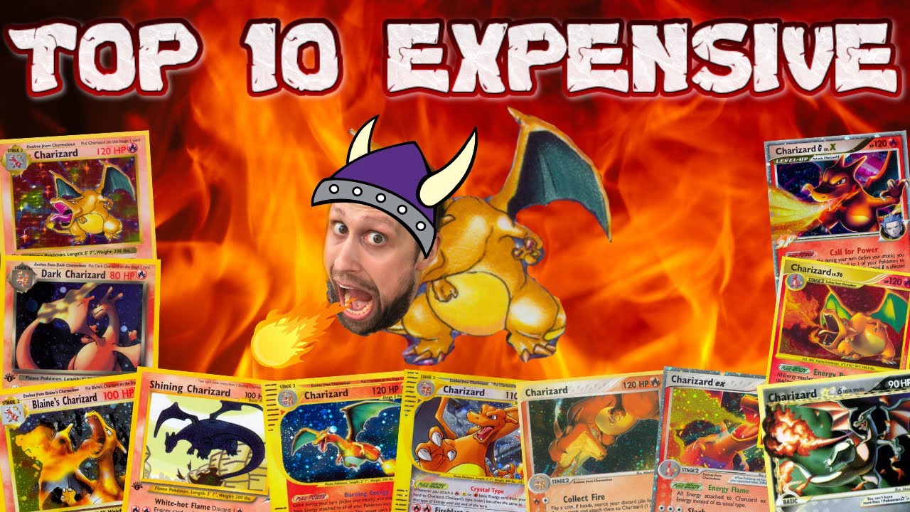 Top 10 Expensive Charizard Pokmon Cards! Top 10 Expensive Charizard Pokmon Cards!