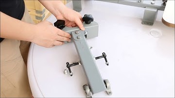 006360  Simple Model 4 Color 1 Station Screen Printing Press