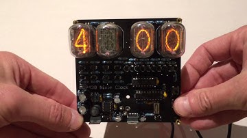 MSP430 Nixie Clock v3 demo