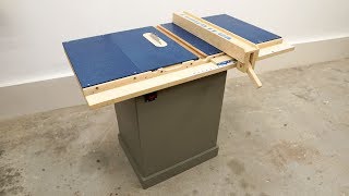This table saw is pretty slick, here's how I made it