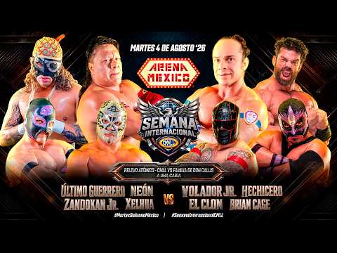 CMLL HIGHLIGHTS 4 DE AGOSTO ´26 || LA FAMILIA DE DON CALLIS VS XELHUA, NEÓN, ZANDOKAN JR. Y ÚLTIMO G