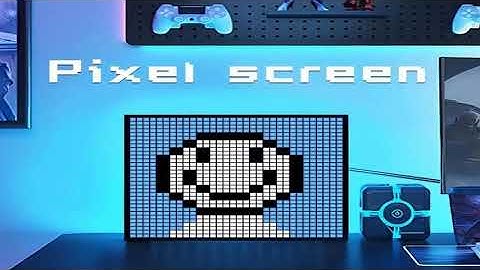 Smart LED Matrix Pixel Display RGB DIY Graffiti Bluetooth App Control Art Display For Gaming Ro