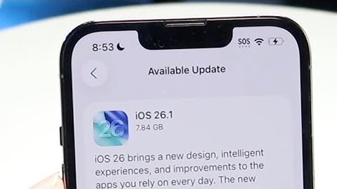 iOS 26.1 Battery Life Update