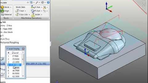 3 Axis Milling Intro using VisualMILL 2012 for Solidworks | CAD/CAM Software Tutorials