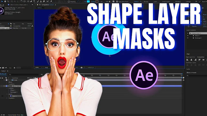 How To Create Shape Layer Masks in After Effects | Step-by-Step Tutorial