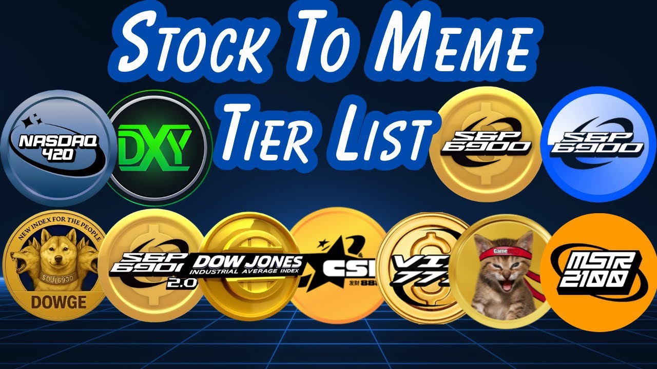 Crypto stock to meme coin tier list FOR THE BULLRUN (2025) - YouTube