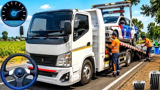 New American Cars Transporter Truck Driving Simulator! Cargo Transport Multistory - Android Gameplay screenshot 3