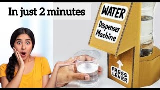 How to make water dispenser system at home | how to make water tank #viral  | #shorts #viral #short