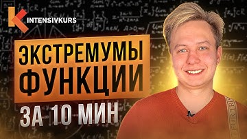 АЛГЕБРА С НУЛЯ — Точки Экстремума Функции