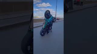 Ninja Kawasaki bike stunt #2023 #shorts