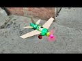 How to make plastic bottle airplane at home - Amazing DIY Flying Airplane #dcmotordiy