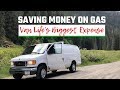 Saving Money On Gas | Van Life's biggest Expense