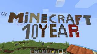Happy birthday Minecraft (10 Years).