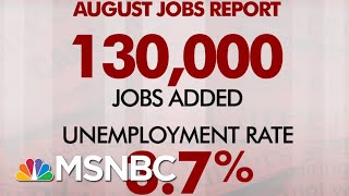 The u.s. economy added 130,000 jobs in august, showing a consistent
slowdown due to global economic expectations. unemployment rate stayed
same at 3....