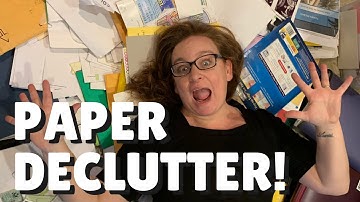 PAPER DECLUTTER & ORGANIZATION || Minimalist Life || KONMARI Method + The Minimal Mom METHOD