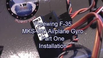 Freewing F-35 Taileron Gyro Installation, Part One in HD!