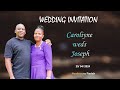 Caroliyne Weds Joseph Caroliyne Weds Joseph
