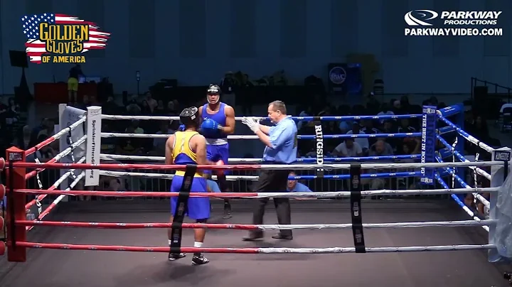 2022 National Golden Gloves Finals 92kg Elijah Akana vs Johnnie Williams