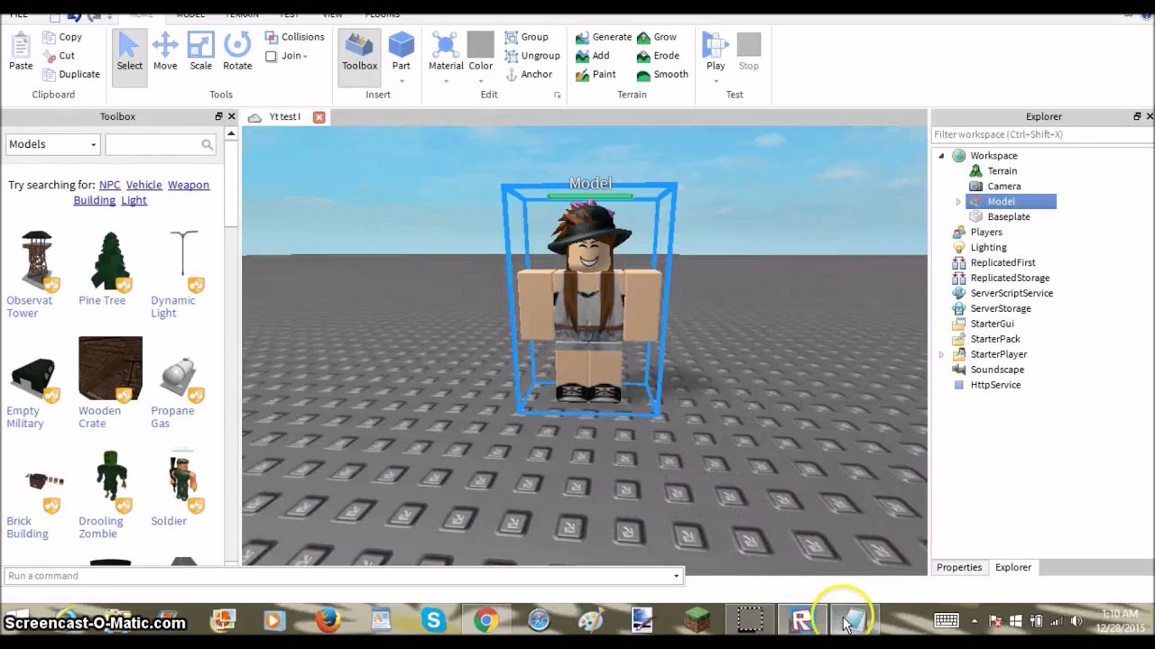 Roblox How To Make A Model Of Yourself A Friend - how to make a model roblox