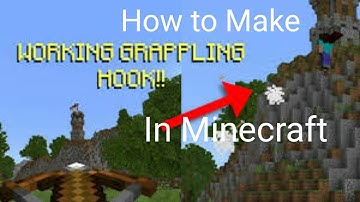 How to Make grappling hook in minecraft  (no mods/addon)