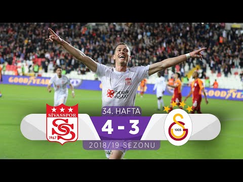 DG Sivasspor (4-3) Galatasaray | 34. Hafta - 2018/19