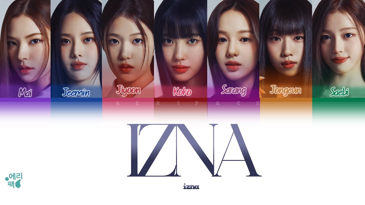 yuami♡ izna IZNA - IZNA (Tradução codificada em cores, Legendado HAN/ROM/PT-BR