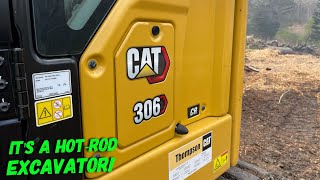 Caterpillar 306 mini excavator!