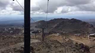 Mount Ruapehu. Timelapse. 20 minutes descent in 2 minutes.