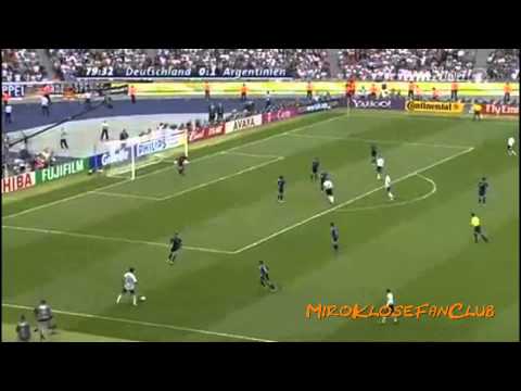 Miroslav Klose - Alle 14 WM-Treffer 2002-2010 | HD