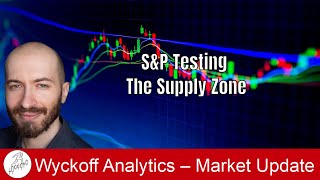 #sp500 Testing The Supply Zone - Wyckoff Trading Course - 6.19.2023