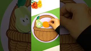 Simple And Beautiful Fruit Basket, Try It With Your Children