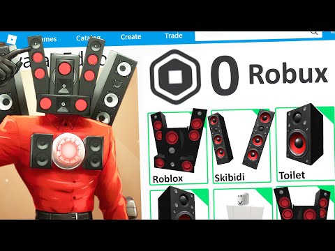 Skibidi Toilet Titan Speakerman With 0 Robux Roblox Account Challenge!