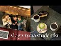 vlog z życia studentki w Krakowie - matcha, nowa kawiarnia, szykowanie i zakupy do domu