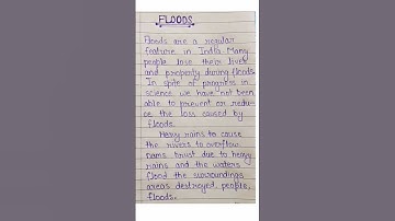 Essay on floods #essay #flood #floods