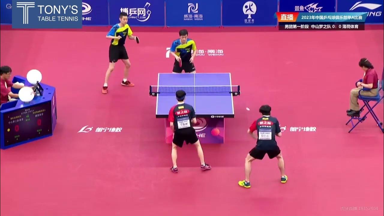 2023 China Jia A Table Tennis League. Men's Team Zhongshan Mengzhidui