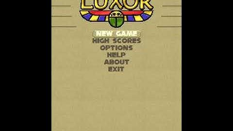 Luxor 1 Java Music: Main Menu