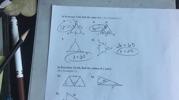 Geometry Exam Review 5.1/5.4