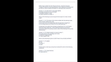 TNCC Final Exam Test 2024 Open Book Updated Questions with Verified Answers