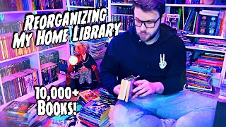 Organizing My DREAM Home Library! (Bookshelf Organization and DIY Tips)