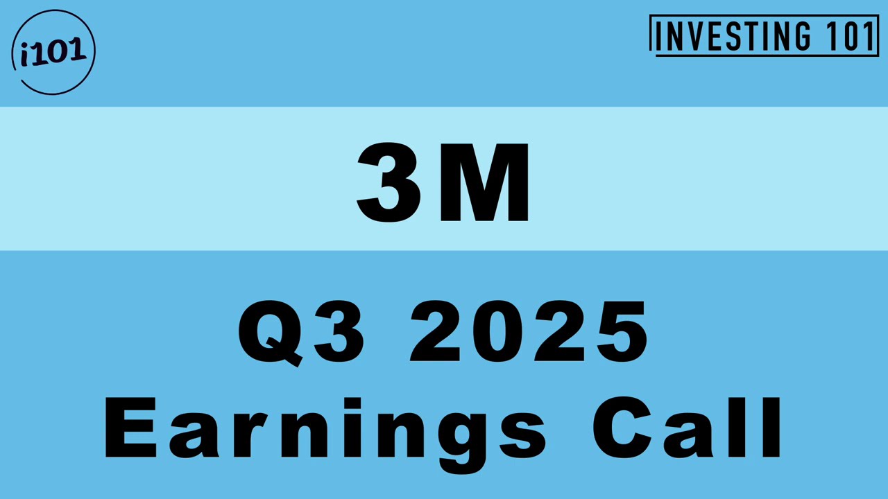 3M Q3 2025 Earnings Call | Q3 2025 Earnings Conference Call | Q3 2025 Results