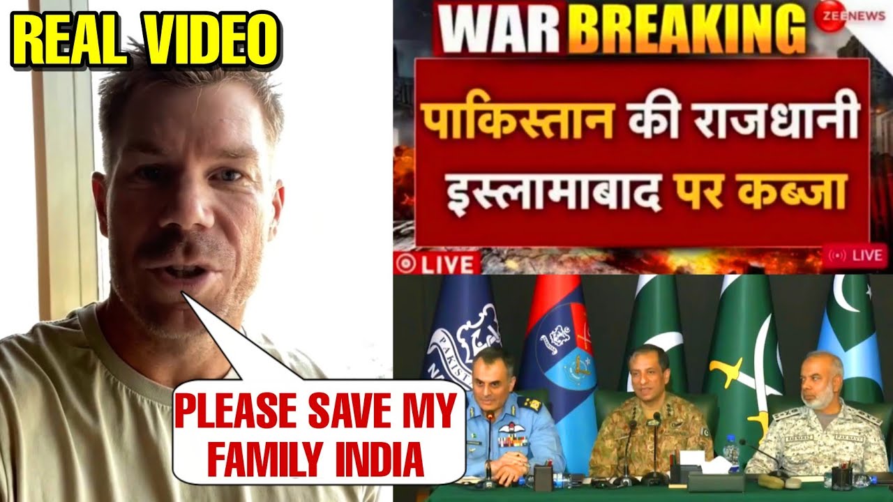 David Warner Requests Indian Government to Help Him & His Family Get Out Of Pakistan After PSL Off