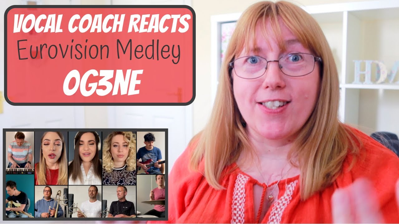 Vocal Coach Reacts to 'OG3NE' Eurovision Medley Home Isolation Version