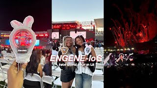 [ENGENE-loG]🍷🦇: Enhypen Fate in LA Concert Vlog| chaotic merch lines, concert prep, etc.