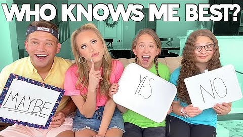 WHO KNOWS ME BEST?! 😱🤔 DAN VS KALLI VS CAITLIN