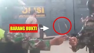 Aparat kepolisian dan anggota TNI diterjunkan di lokasi kejadian tawuran antara barukang vs cambayya