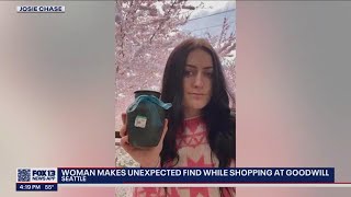 Washington woman makes 'shocking' discovery after purchasing $3.99 urn at Goodwill