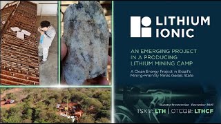 Lithium Ionic Corp. (OTCQB: LTHCF | TSX-V: LTH): Virtual Investor Conferences December 8, 2022